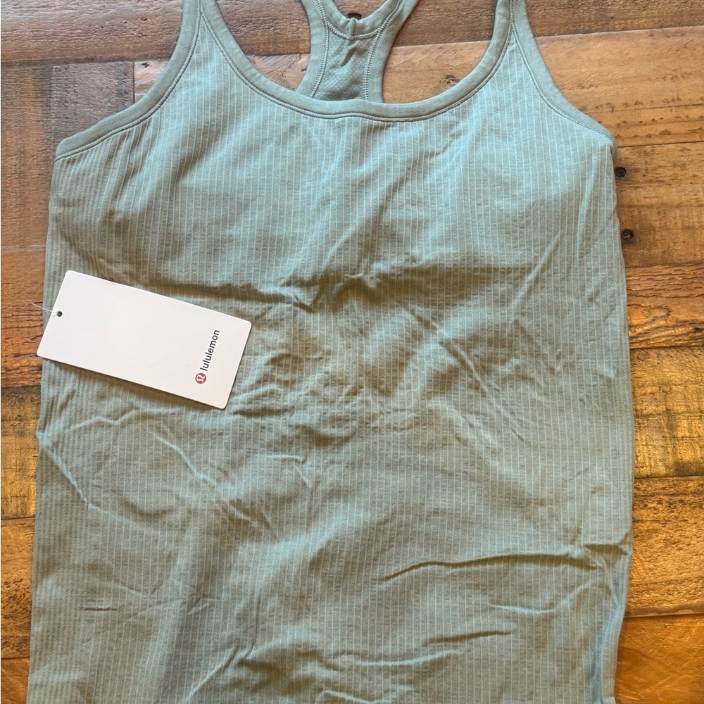 Lululemon Ebb to Street Green Tank Top